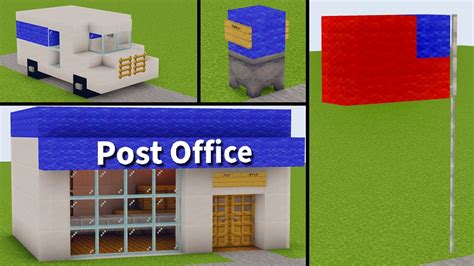 Minecraft: How To Make a Post Office! .